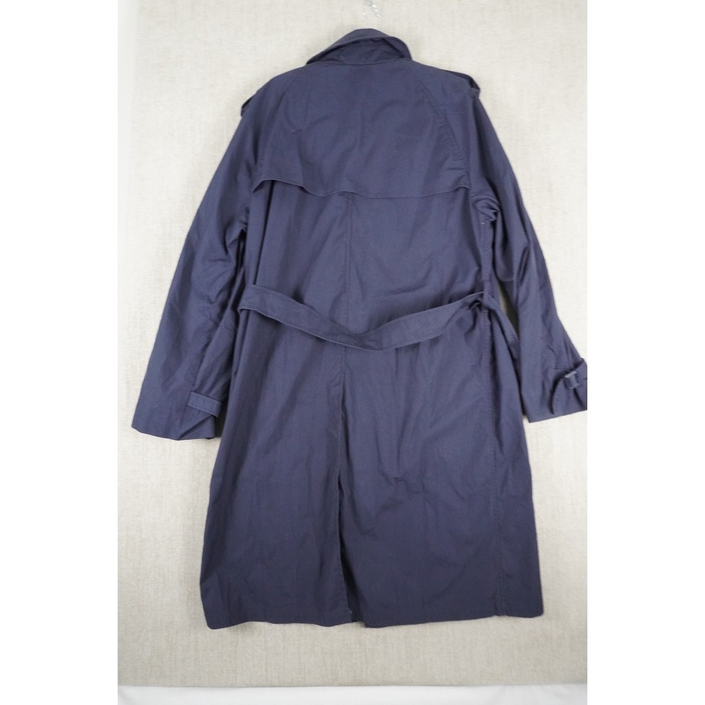 USAF Air Force 44L Mens All-weather Trench Coat 8405-01-175-2298 Cotton Blend - Picture 8 of 9